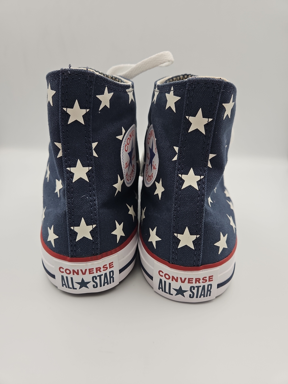 Converse High-Top Star Canvas Sneakers - Navy & White - Picture 5 of 8